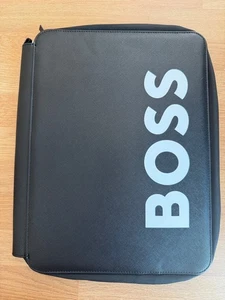 Véritable étui et sac de transport pour ordinateur portable Hugo Boss cadeau parfait - Photo 1/5