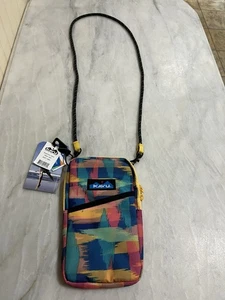 KAVU Essential Case Portafoglio a Tracolla Cinturino in Corda Glam Jam - Foto 1 di 14