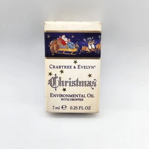 VTG 1994 Crabtree & Evelyn Christmas Environmental Home Fragrance Oil, NIB - Picture 1 of 9