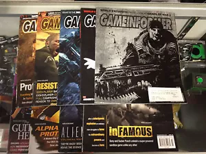 Lot Set of 9 Game Informer Magazines Gears of War Infamous Resistance PS3 Xbox - Picture 1 of 2