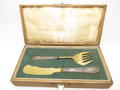 Set posate argento 84 con scatola e san Giorgio, russo ? Peso 100 gr. - Immagine 1 di 4