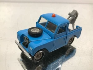 NOREV 154 LAND ROVER TOW TRUCK DEPANNEUSE - PLASTIC -BLUE 1:43 rare- GOOD - 394 - Imagen 1 de 7