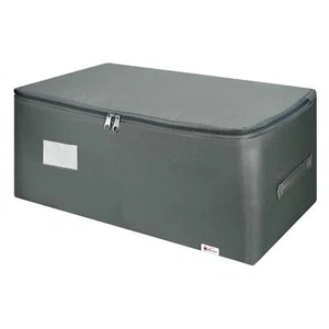 Storage Bags Organiser 50L Capacity Underbed Moving Bag - Dark Grey - Picture 1 of 8