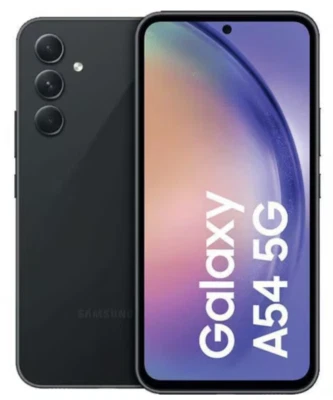 SMARTPHONE SAMSUNG GALAXY A54 5G SM A546B DUAL SIM 128 GB 6.4" 50 MP NERO NO A55 - Immagine 1 di 4