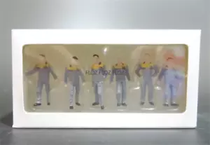 1:50 para FLOZ Construcción Escena Accesorio Trabajador 6 Figuras un Set para CAT Gris - Imagen 1 de 6