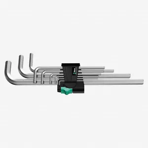 Wera 021909 Metric Chrome Hex L-key Set - Picture 1 of 1