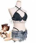 Azur Lane Jean Bart Swimsuit Girls Summer Daily Halloween Party Cosplay Costume 