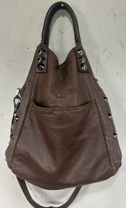BE & D Hobo Studded Soft Lambskin Satchel Shoulder Hobo Crossbody Bag USA - Bild 1 von 15