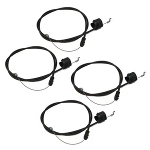 (Pack of 4) Engine Control Cable for 2001 - 2012 Husqvarna 5521 CM Lawn Mower - Picture 1 of 9