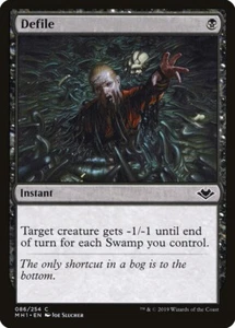 Tarjeta Magic Gathering inglesa MH1 Modern Horizons MTG Defile casi nueva - Imagen 1 de 3
