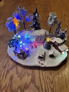 Cracker Barrel Musical LED Christmas Trailer Light Up Works - Picture 1 of 7