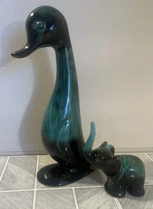 VINTAGE KANADISCHE BLUE MOUNTAIN KERAMIK ENTE & ELEFANT - Bild 1 von 7