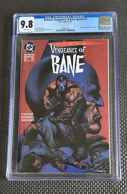 Batman: Vengeance of Bane #1 primera impresión CGC 9,8 1993 DC Comics primera aparición Foto 1 de 2
