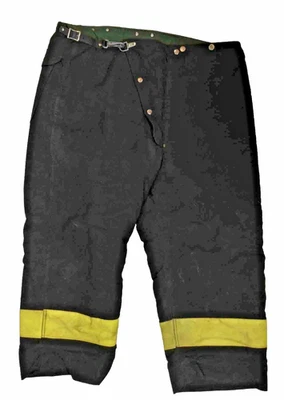 Pantalones de bombero 44x28 Globe negros con cinta reflectante amarilla P1484 Foto 1 de 4