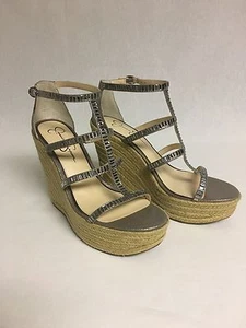 Jessica Simpson Women's Adelinn Platform Wedge Sandals US Shoe 9.5 Medium B,M - Picture 1 of 12