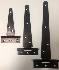 Bisagras de camiseta negras de 4", 6", 8", 10", 12", 14", 16", 18"". - Imagen 1 de 2