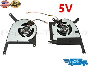CPU & GPU Cooling Fan For Asus TUF Gaming FX507ZC FX507ZE FA507RE FA507RC 5V - Picture 1 of 8
