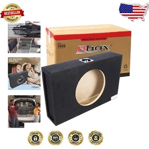 Premium 12" Shallow Sealed Subwoofer Enclosure for Enhanced Sound Quality - Picture 1 of 9