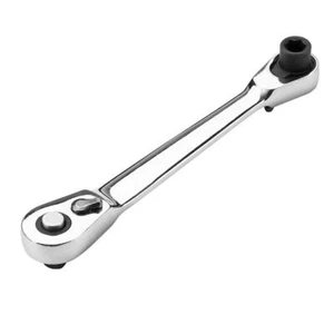 Ddwt Mini Double Headed Ratchet Wrench 1/4 Inch Drive Socket And Screwdriver Bit - Picture 1 of 8