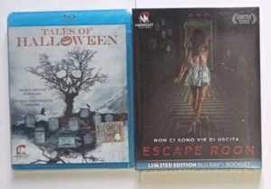 Blu Ray Tales Of Halloween 2015 + Escape Room 2017 Limited Edition + Booklet - Foto 1 di 5