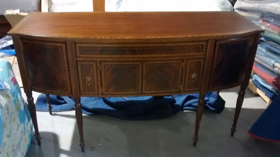 Maitland Smith Crotch 桃花心木自助餐/侧板/Credenza 免费 S/H 美国大多数 — 第 1/1 张图片