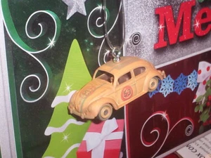 VOLKSWAGEN HERBIE EL INSECTO DEL AMOR VW ESCARABAJO ADORNO NAVIDAD - Imagen 1 de 4