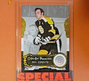 PHIL ESPOSITO  2008-09  PREMIER  /75  OPC #8  Boston Bruins