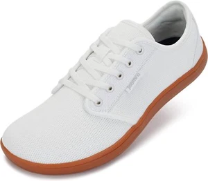Joomra Men's Cross Trainer Minimalist Barefoot Shoes Zero 8, W833 | White - Picture 1 of 6