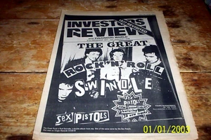 SEX PISTOLS (THE GREAT R&R SWINDLE) ORIG 11" x 17" 1979 U.K. POSTER ad NM- - Bild 1 von 1