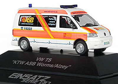 VW Volkswagen T5 Bus Md Giappone Asb Vermi Alzey 1:87 Rietze 51678 - Immagine 1 di 4
