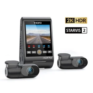 VIOFO A229 Plus Dashcam auto Sony Starvis2 2KFront + 2K posteriore + fotocamera interna 1080P - Foto 1 di 11