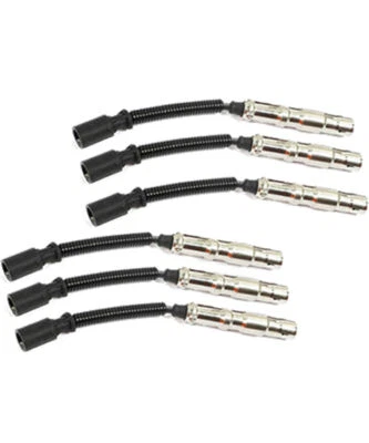 10.5" Spark Plug Ignition Cable Wire For Mercedes SLK ML C G E-Class Set 6 SW17 - Image 1 of 3