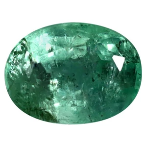 3.86 ct Topnotch Oval Cut (10 x 8 mm) Colombia Green Emerald Natural Gemstone - Picture 1 of 1