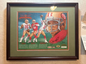 Joe Montana Signed Super Bowl MVP C-Sheet UDA Authenticated - Picture 1 of 4
