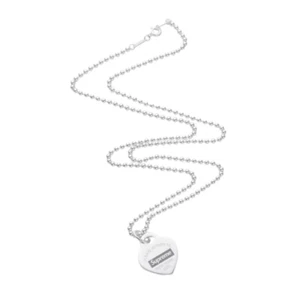 Tiffany & Co. x Supreme Heart Tag Pendant Necklace Silver - Picture 1 of 3