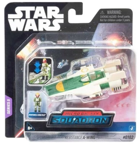 Neu - Star Wars Micro Galaxy Squadron Serie 5 - 0102 Resistance A-Wing & Pilot - Bild 1 von 8