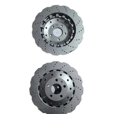 2Pcs Front 8T0615301 Brake Disc Rotors 365mm FOR Lamborghini Huracan R8 Rs5 - Image 1 of 4