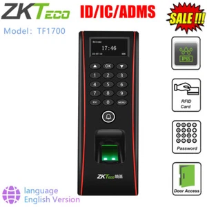 ZKteco TF1700 IC/ID/ADMS Fingerabdruck Tür Zugangskontrolle Terminal Zeit Uhr - Bild 1 von 11