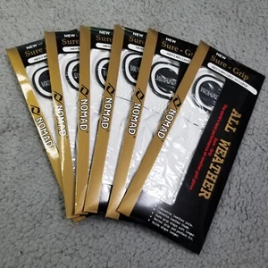 6 Pack All Weather White Golf Gloves 2XL Reg (Left Hand) Pearl Ball Marker Nomad - Picture 1 of 5