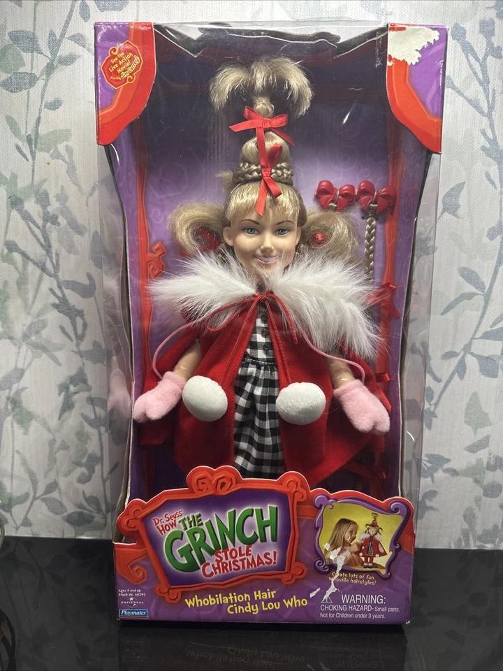 Dr Seuss' How The Grinch Stole Christmas Whobilation Hair Cindy Lou Who Doll