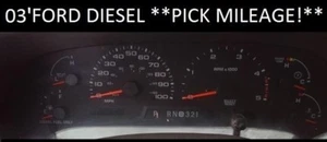 2003 FORD DIESEL OEM SPEEDOMETER GAUGE CLUSTER INSTRUMENT ~PICK MILES!! ~ - Picture 1 of 1