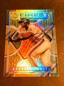 1995 Topps Finest rifrattore con buccia Rondell White Expos RC #5 - Foto 1 di 2