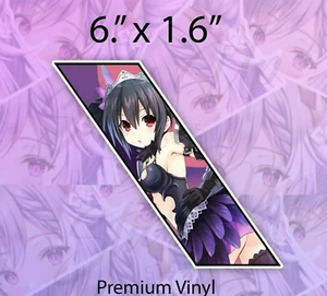 Noire Neptunia Anime Waifu Kawaii Lewd Window JDM vinyl decal car bumper sticker - Picture 1 of 2