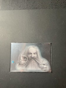 2006 Topps Lord of the Rings Masterpieces Foil Art Silver #3 of 9 GIMLI