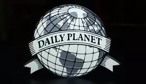 Daily Planet 3D printed Logo Sign Wall Desk Shelf Art - Picture 1 of 3