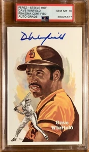 Perez-Steele HOF DAVE WINFIELD SIGNED PSA/DNA 10 GEM MT AUTOGRAPH Padres Nice! - Picture 1 of 2