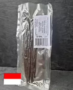 6 Vanille Indonesien 13-15 cm Vanilleschoten Klasse A - Bild 1 von 1