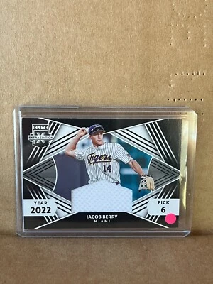 Jacob Berry 2022 Panini Elite Extra Edition Relic FRM-JB - Image 1 of 2
