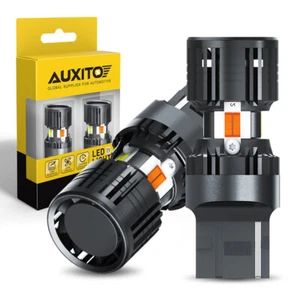 AUXITO 2pcs 7440 7443 LED Front Turn Signal Blinker Light Bulb 3000K Switchback - Foto 1 di 12