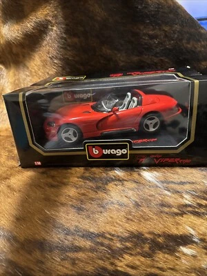 Bburago 1/18 Die Cast 1992 Dodge Viper  RT/10 Red Cod. 3025 NIB - Image 1 of 3